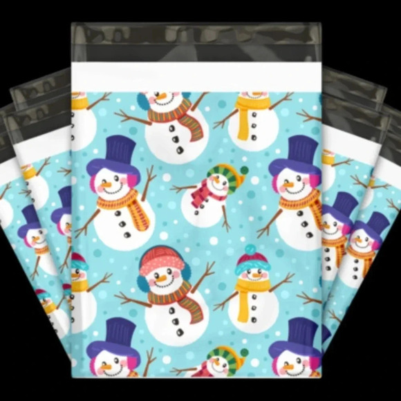 10 - 10x13 SNOWMEN POLY MAILER
SHIPPING ENVELOPES ENVELOPE OFFICE - Picture 2 of 5